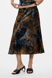 Flocked Tube Skirt
