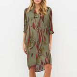 Cilje Tunic Dress - Army Mix