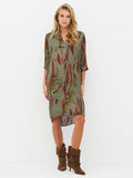 Cilje Tunic Dress - Army Mix