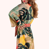 Exotic Leaves - Long Kimono