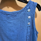 Forget-me-not Crosshatch Button Shift