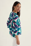 Watercolour Sketch Organic Cotton Blouse