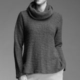 Etan Textured Cowl Pullover