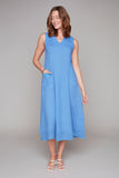 Midi Linen Stretch Dress (Only M Left)