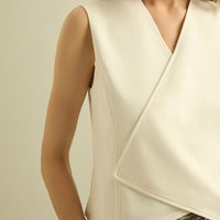 Raja Seamed Sleeveless Blouse