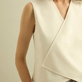 Raja Seamed Sleeveless Blouse