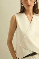 Raja Seamed Sleeveless Blouse