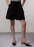 High Waisted Black Short