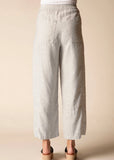 Contrast Seamed Crop Pant - 2 Colours