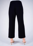 25" Athens Wide Crop Pant - Black