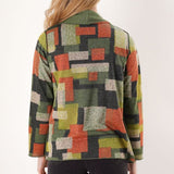 Sketch Block Reversible Cardigan