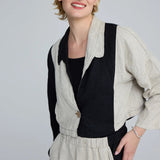 Unity Two-Colour Linen Jacket