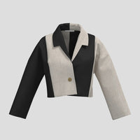 Unity Two-Colour Linen Jacket