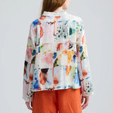 Avelia Painterly Shirt Jacket