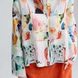 Avelia Painterly Shirt Jacket