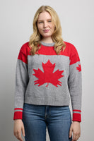 Canada 100% Cotton Shorty Knit Sweatshirt - 2 Colours