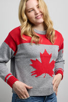 Canada 100% Cotton Shorty Knit Sweatshirt - 2 Colours