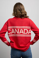 Canadiana 100% Cotton Hockey Sweater - Red