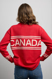 Canadiana 100% Cotton Hockey Sweater - Red