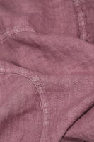 Off-Dye Linen Trousers - Mauve Taupe