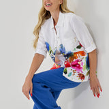 Spring Delight Linen Shirt