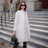 Long Liner Vest - Soft Cream