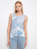 Twist Front Cotton Slub Tank