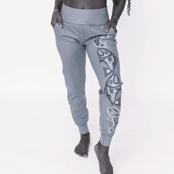 Salmon Journey - Charcoal Slim Jogger w/ Pockets