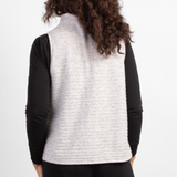 Brushed Fleece Vest - Winter White (Only XL + XXL Left)