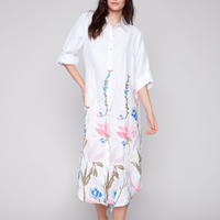 Linen Dress+Duster - Pastel Florals