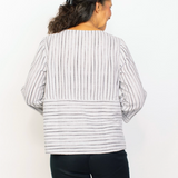 Easy Linen Pocket Pullover - Bamboo Gull