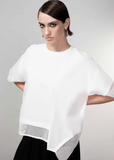 Angular White Tee