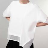 Angular White Tee