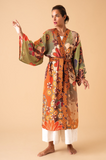 70s Kaleidoscope Floral - Long Kimono