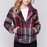 Shortie Wool Plaid Jacket