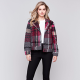 Shortie Wool Plaid Jacket