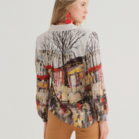 Parisian Reflection Art Shirt