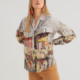 Parisian Reflection Art Shirt