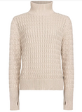 Leah Cotton Ribbed Sweater