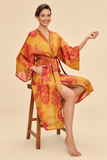 Mustard Tapestry - Long Kimono