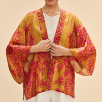 Mustard Tapestry - Kimono Jacket