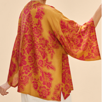 Mustard Tapestry - Kimono Jacket