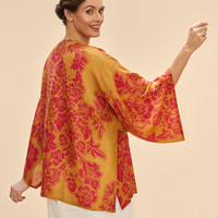 Mustard Tapestry - Kimono Jacket