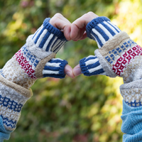 Fingerless Mittens - 7 Colours