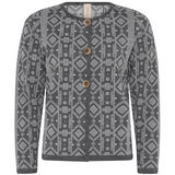 Zink Grey Geo Cardigan