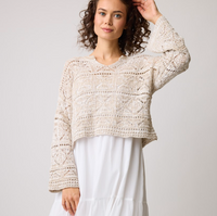 Prescott Shorty - Taupe Tweed Mix