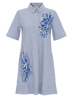 Blue Lotus Cotton Dress