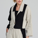 Unity Two-Colour Linen Jacket