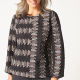 Textured Button Back Cotton Pullover (Only XS, M + L Left)