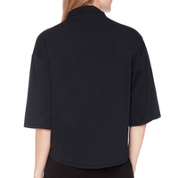 Butter Short-Sleeve Turtleneck Top
